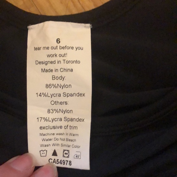 Titika Tank Top with inserts. Size 6 - Picture 6 of 10